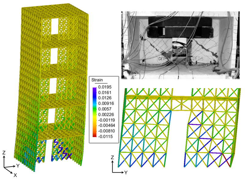 RC coupled wall